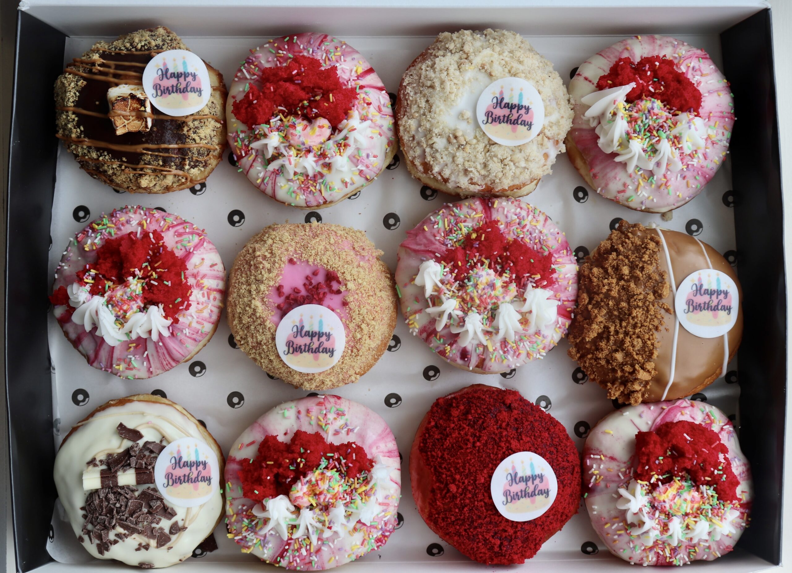 Birthday Donut box